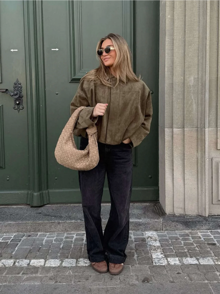 Parnel | Minimalist Suede Jacket