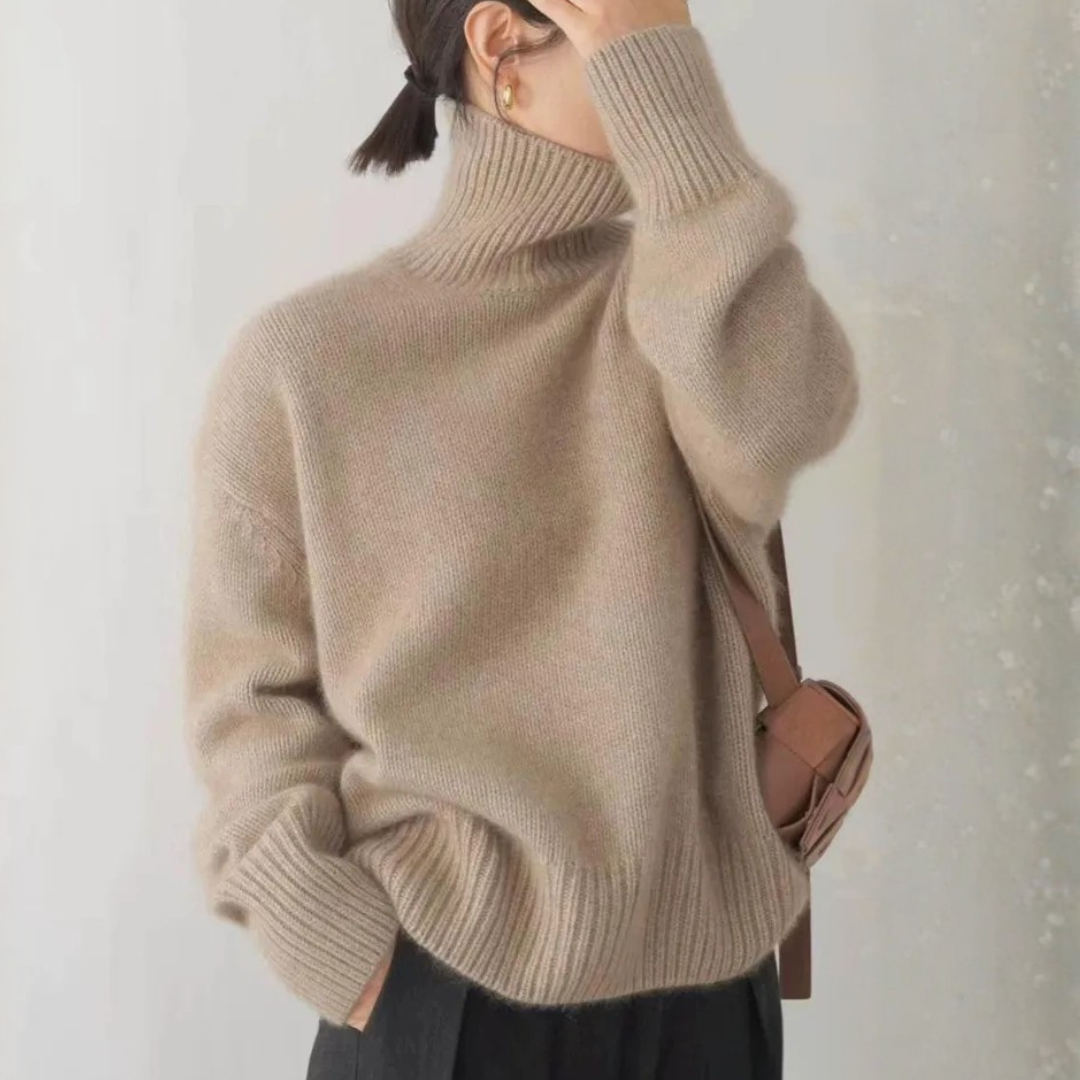 Marais Cashmere Turtleneck Sweater image 1