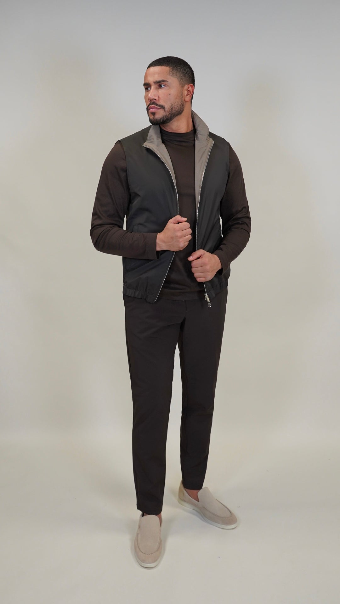 Tweezijdige SOFT-TOUCH Bodywarmer