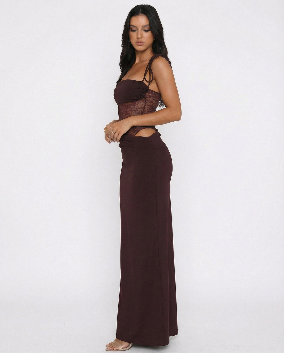 Cordelia Lace Panel Maxi