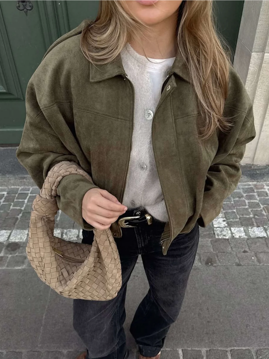Parnel | Minimalist Suede Jacket