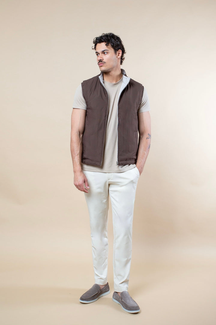 TWEEZIJDIGE PUFFER BODYWARMER