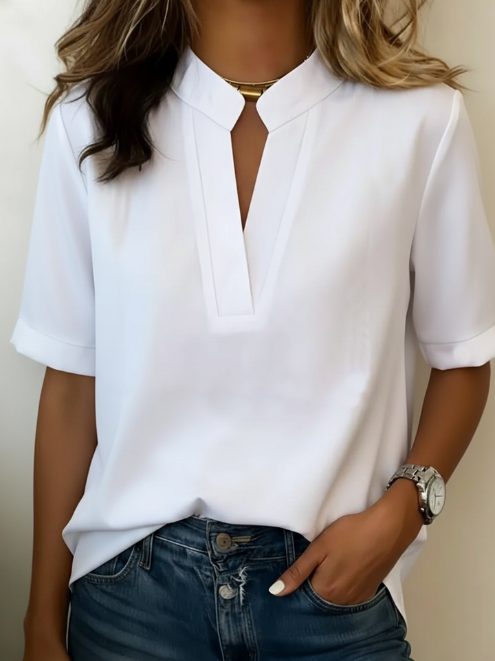 Women's Elowen Elegant V-Neck Blouse image 7