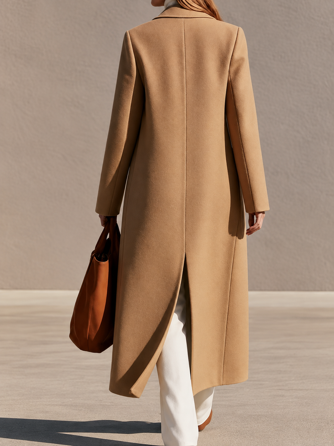 Clementine Women's Longline Notched Lapel Coat image 5