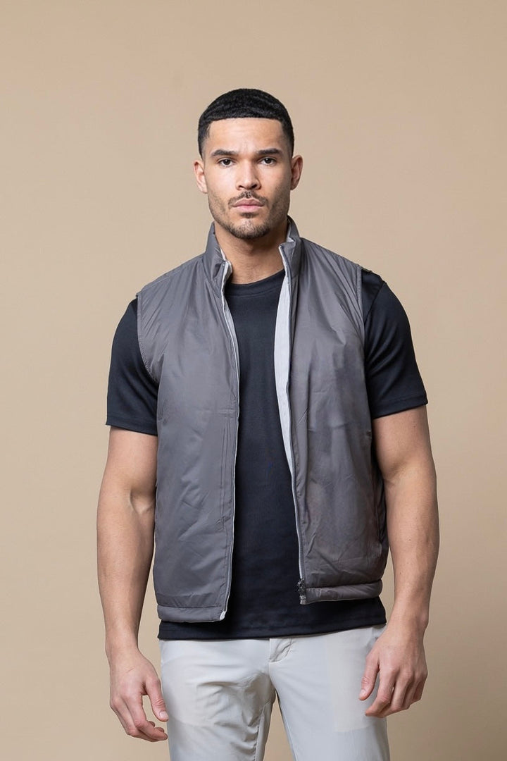 TWEEZIJDIGE PUFFER BODYWARMER