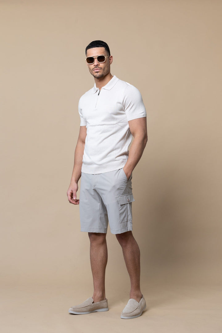 HALF-ZIP SHORTSLEEVE