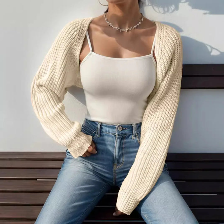 Lola Cropped Knit Shrug image 3