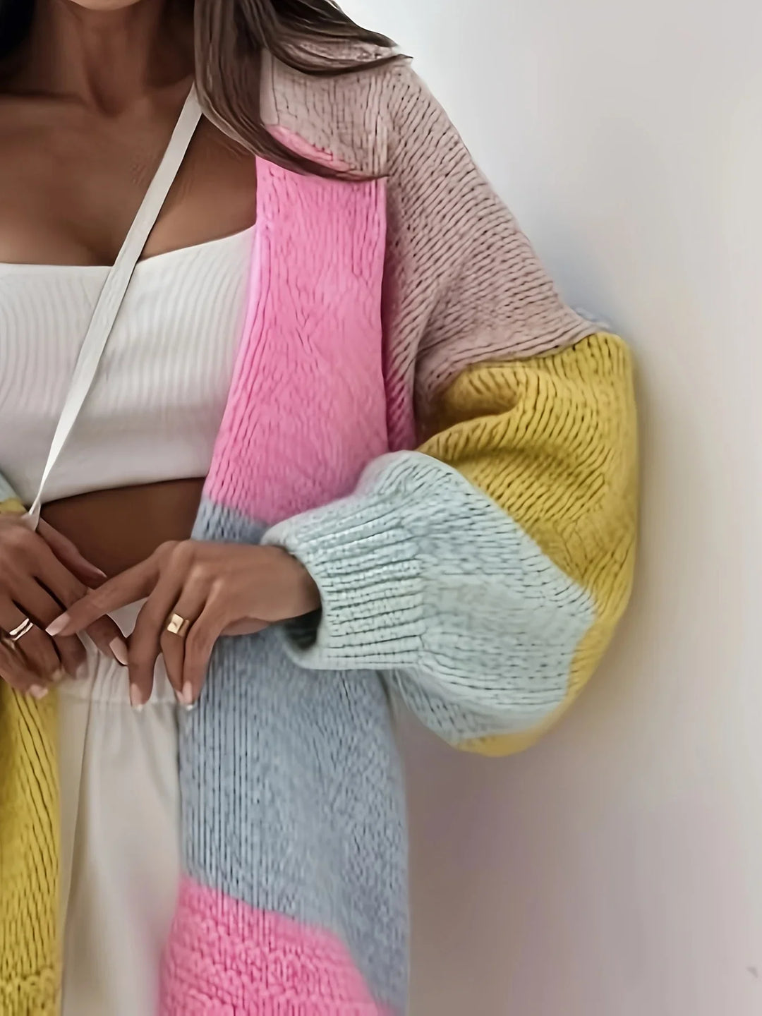 Nola Colour Block Knit Cardigan image 3
