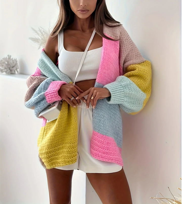 Nola Colour Block Knit Cardigan image 5