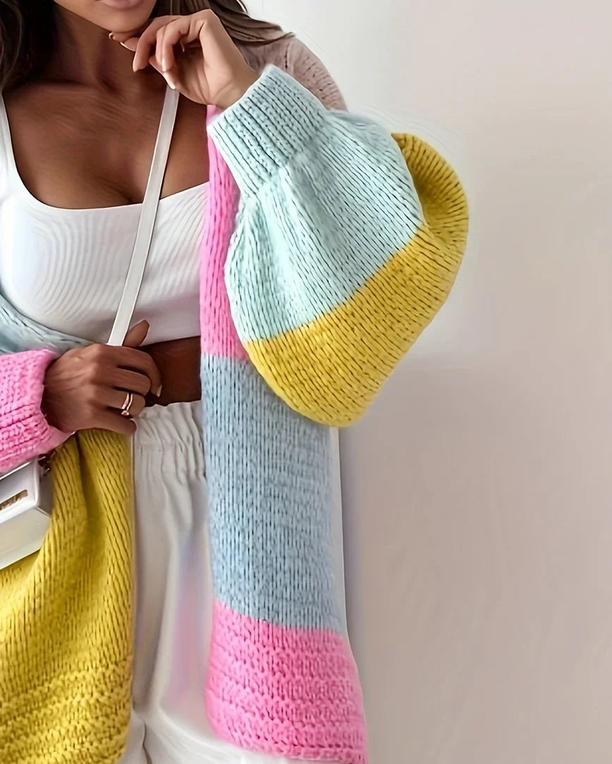 Nola Colour Block Knit Cardigan image 4