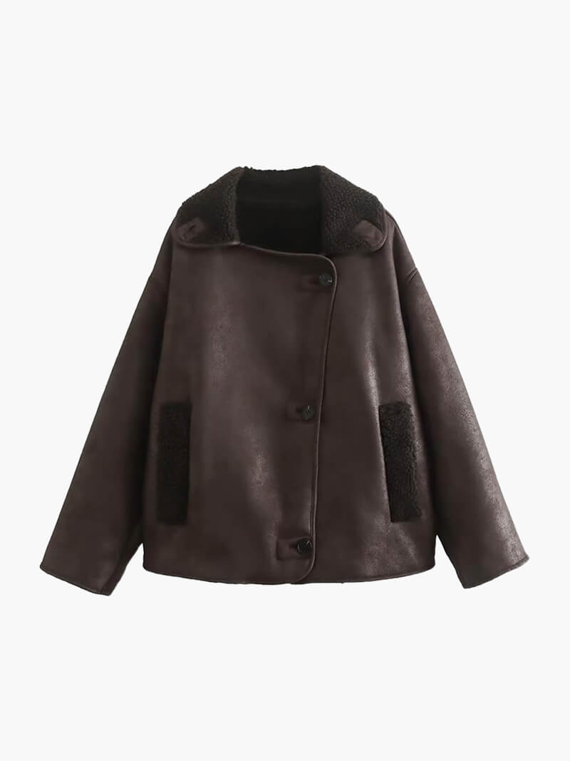 Morgana | Oversized Shearling Jacket