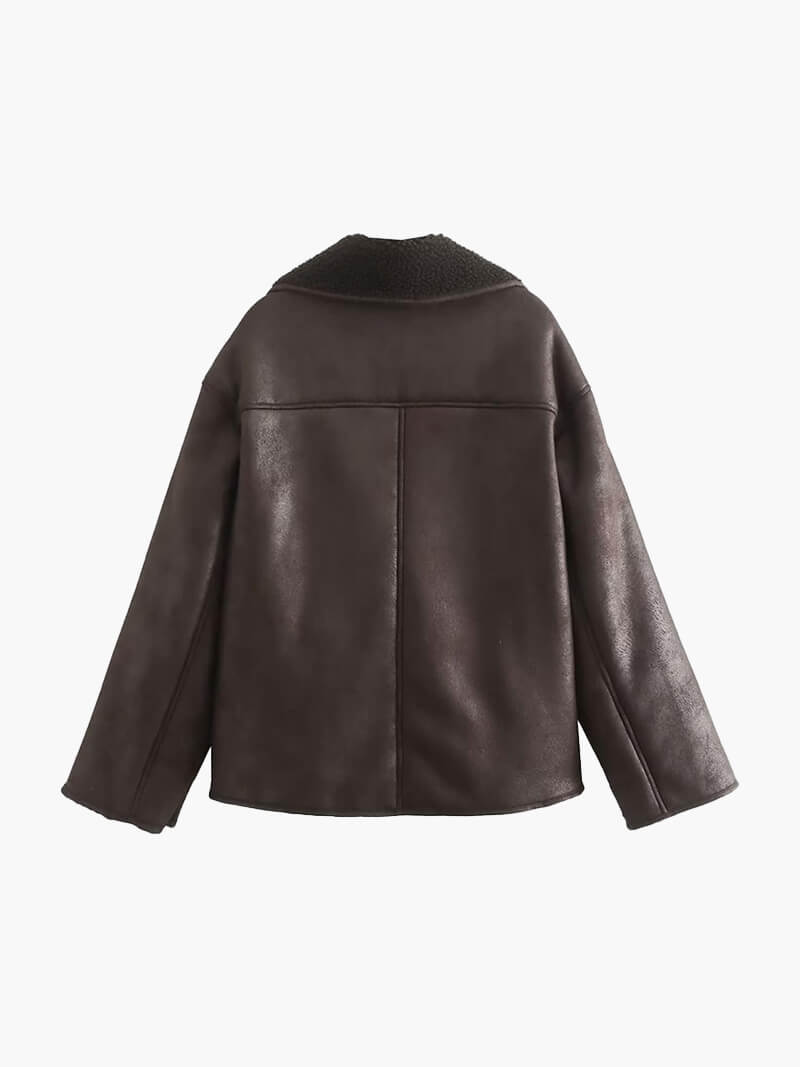 Morgana | Oversized Shearling Jacket