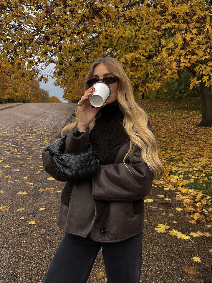 Morgana | Oversized Shearling Jacket