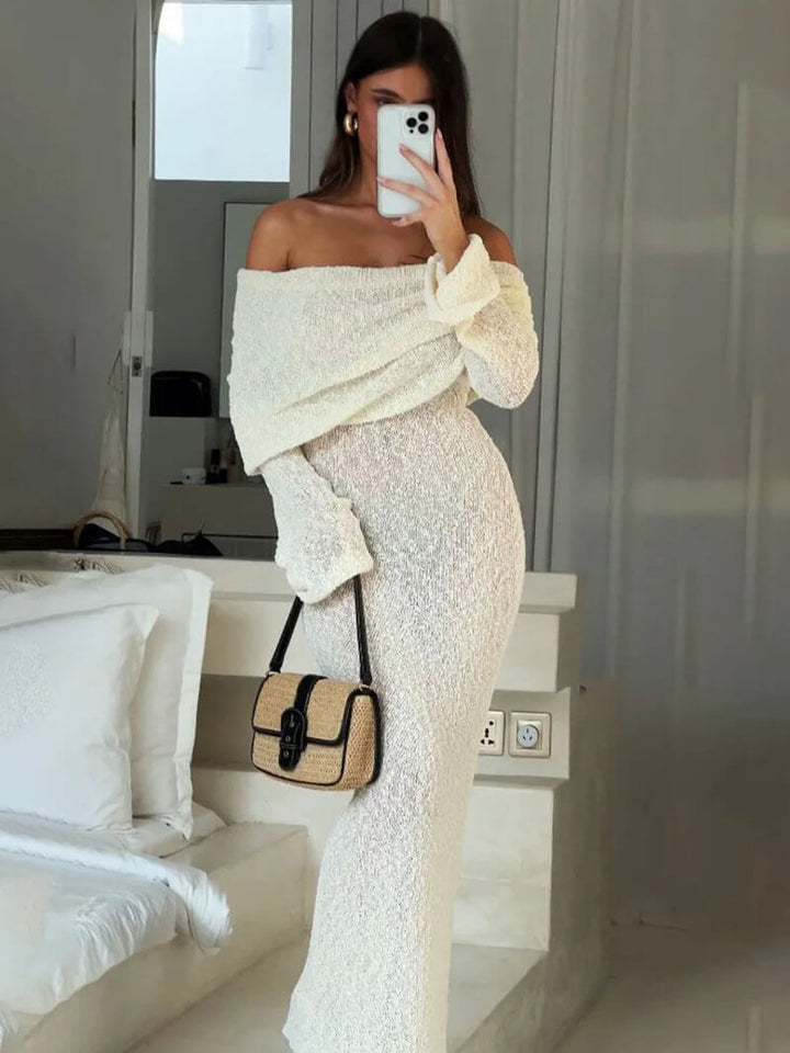 Marilla | Off-Shoulder Maxi Dress