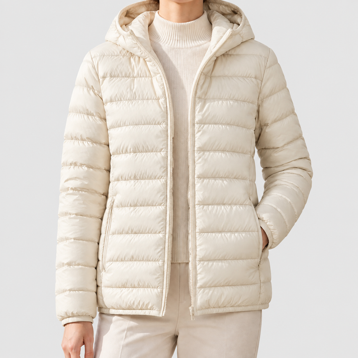 Vivian Women's Quilted Hooded Puffer Jacket image 1