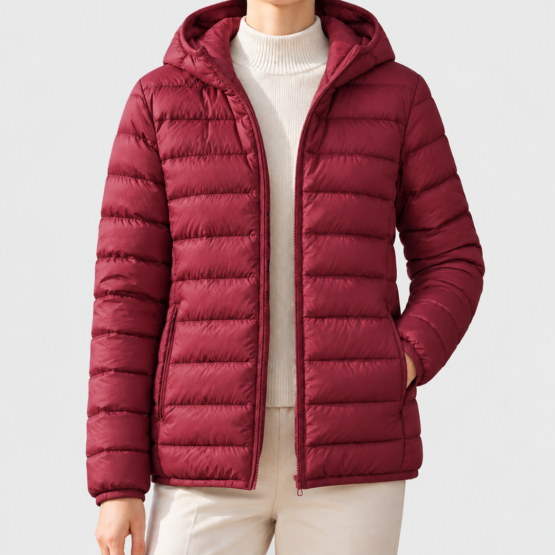 Vivian Women's Quilted Hooded Puffer Jacket image 6