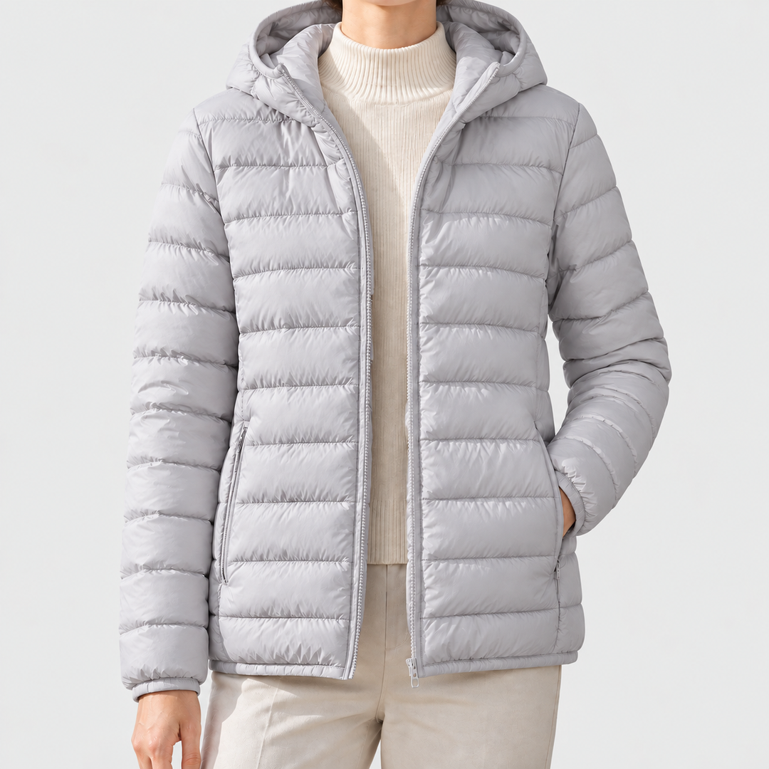 Vivian Women's Quilted Hooded Puffer Jacket image 5