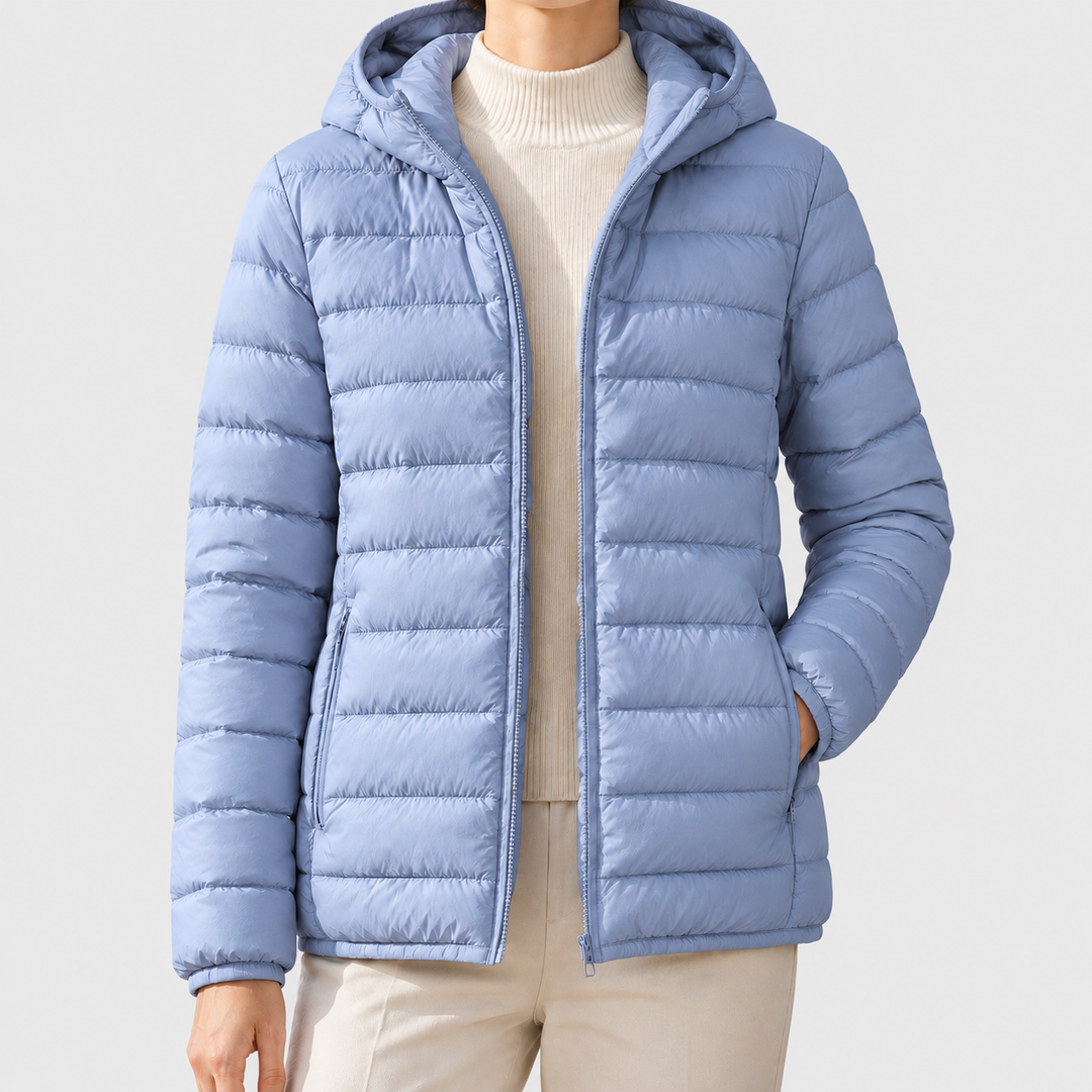 Vivian Women's Quilted Hooded Puffer Jacket image 4