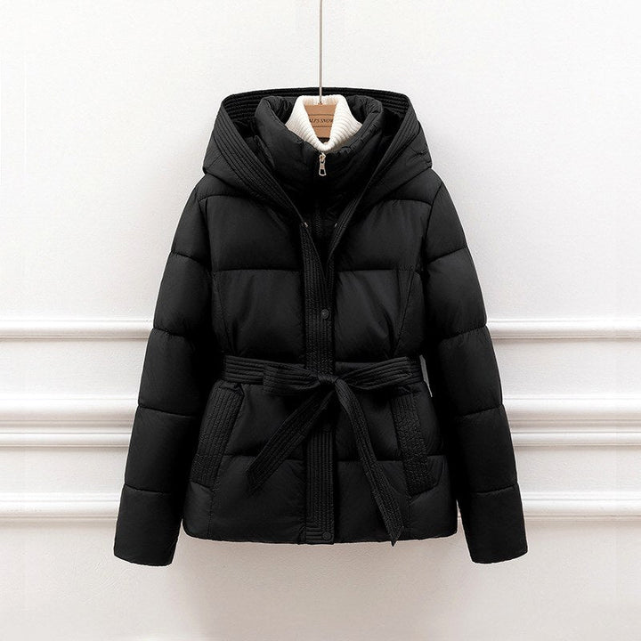 Ayra Women's Hooded Belted Padded Coat 2
