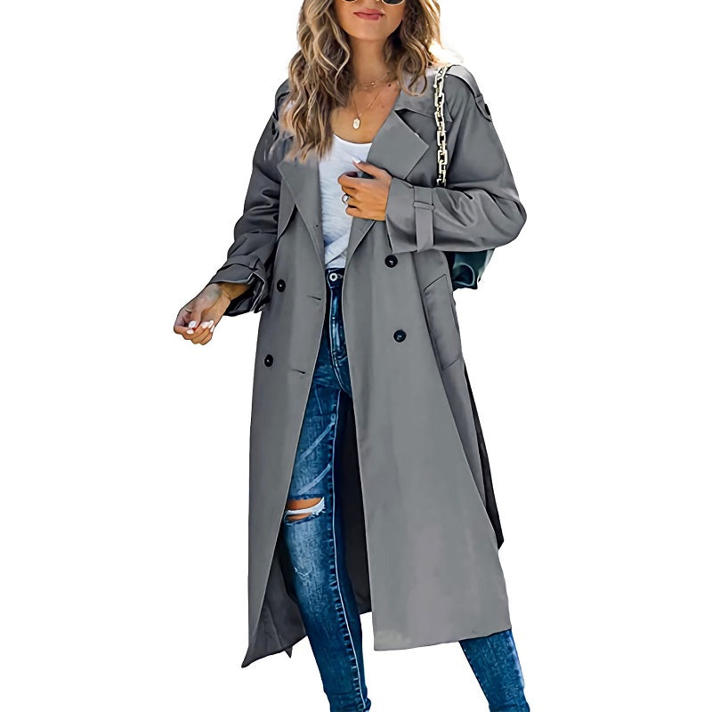 Zara Women's Trench Coat Long image 4