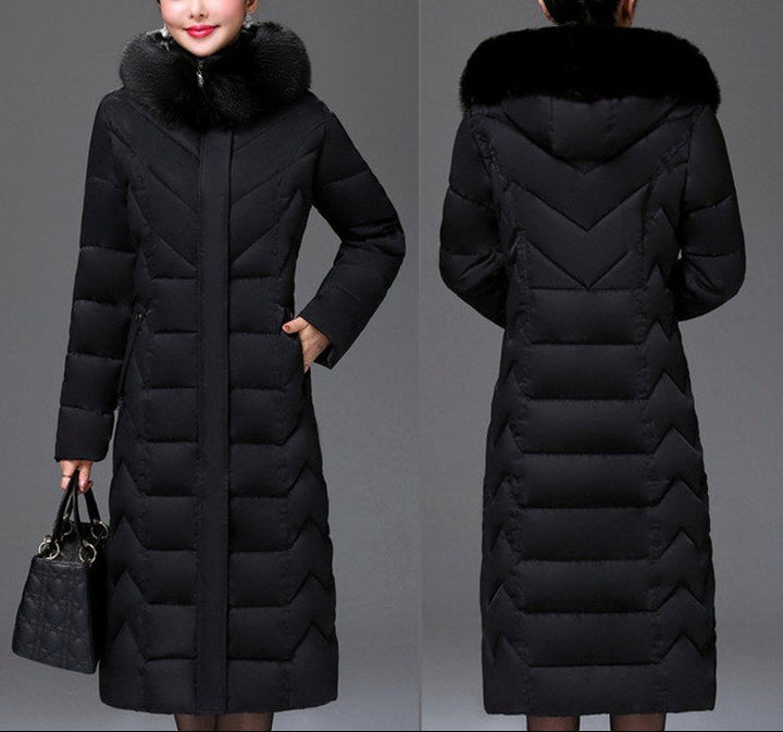 Eleanor Women's Long Faux Fur-Collar Padded Coat 5