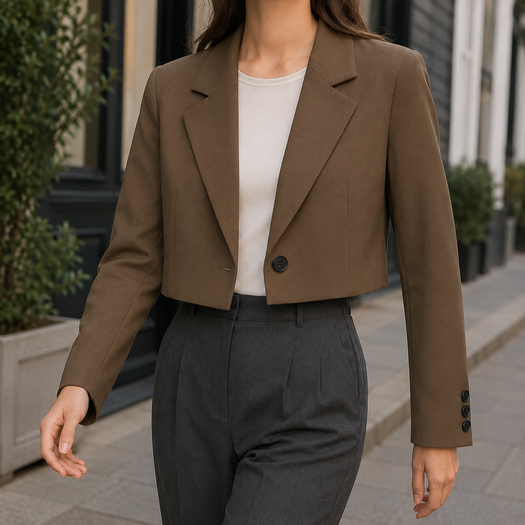 Christabel Cropped Blazer image 6
