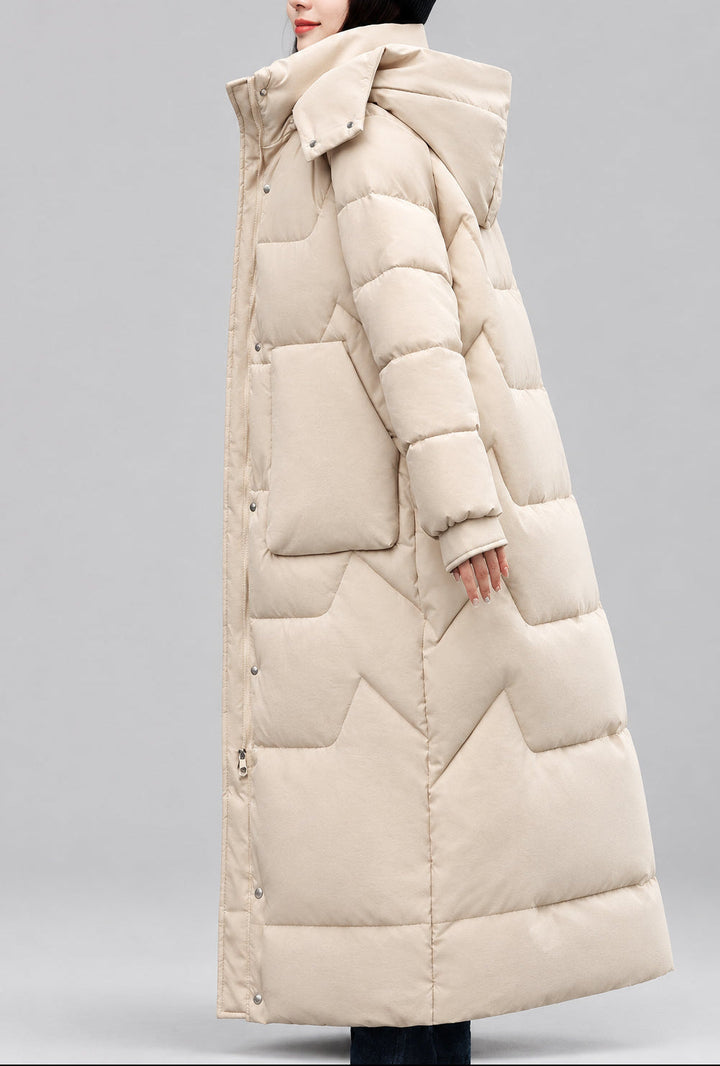 Johanna Women's Longline Hooded Puffer Coat 5