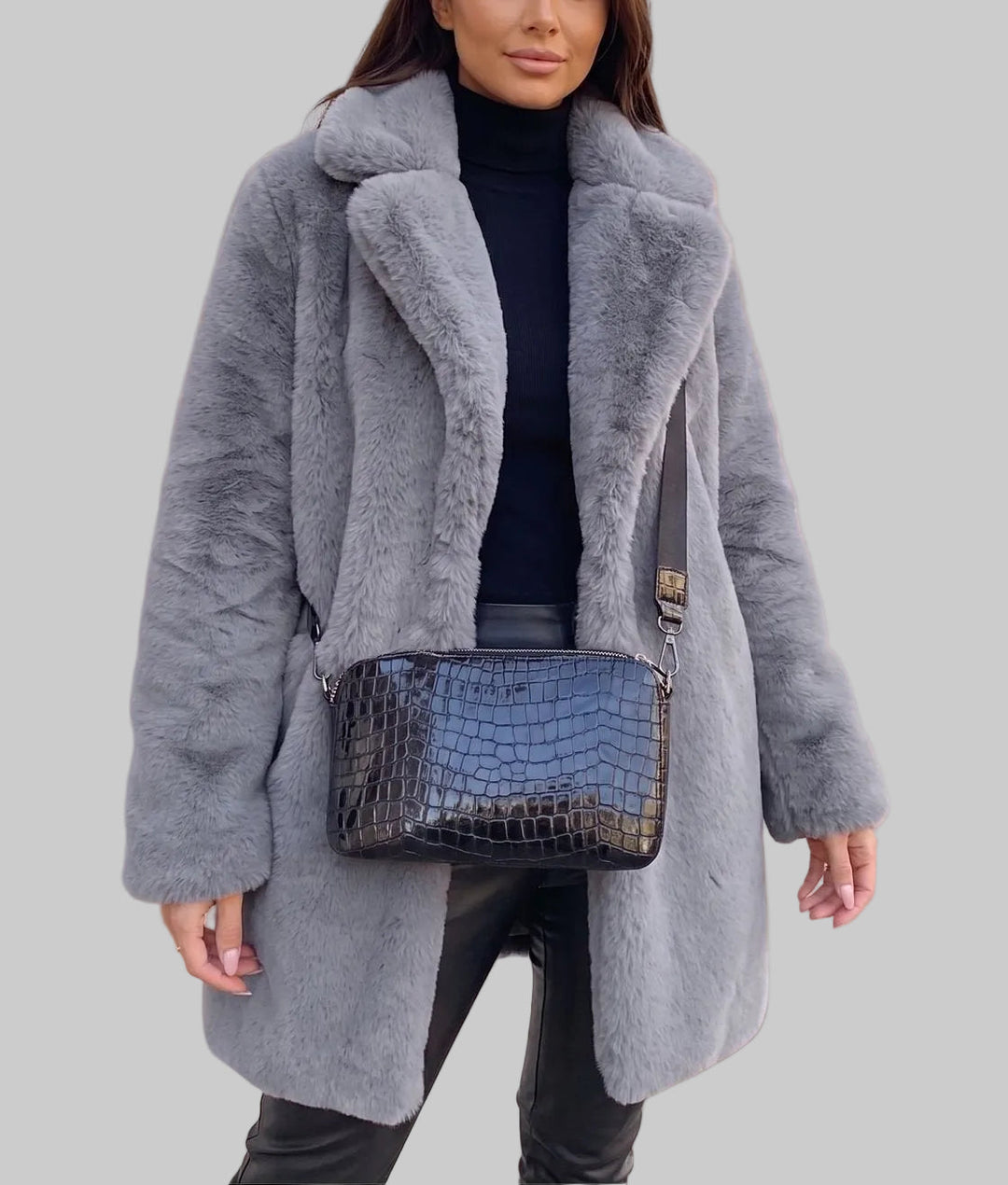 Molly Women's Open-Front Faux-Fur Teddy Coat