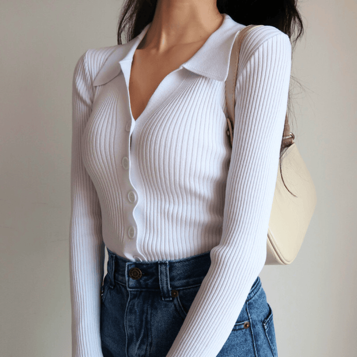 Marisse Ribbed Top image 3
