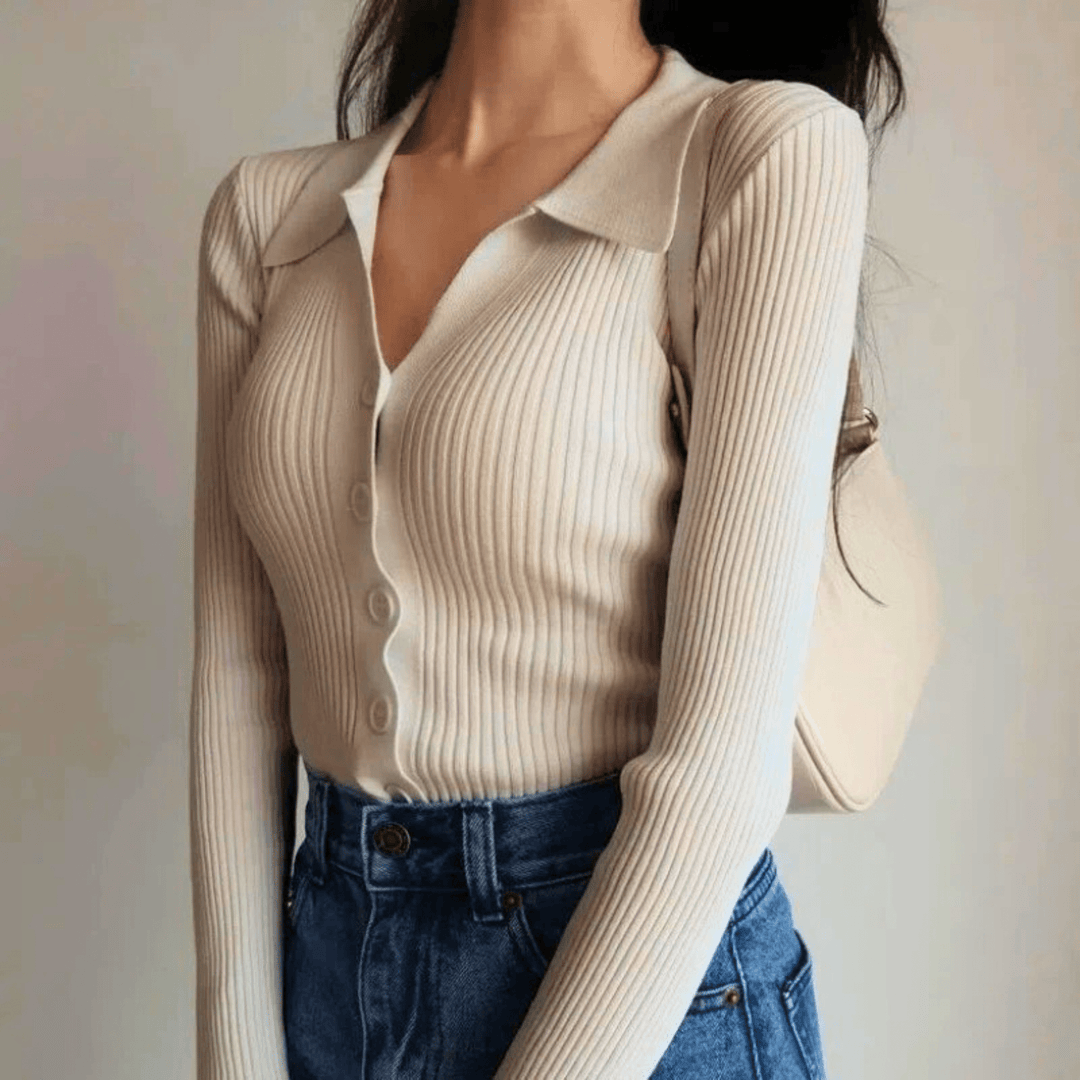 Marisse Ribbed Top image 4