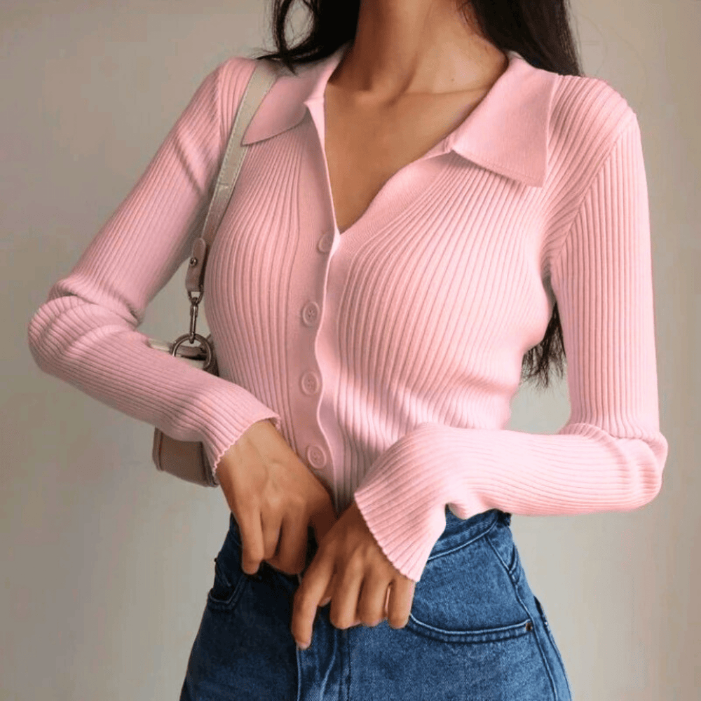 Marisse Ribbed Top image 2