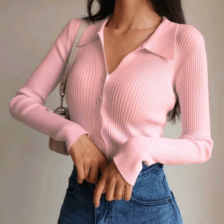 Marisse Ribbed Top image 2