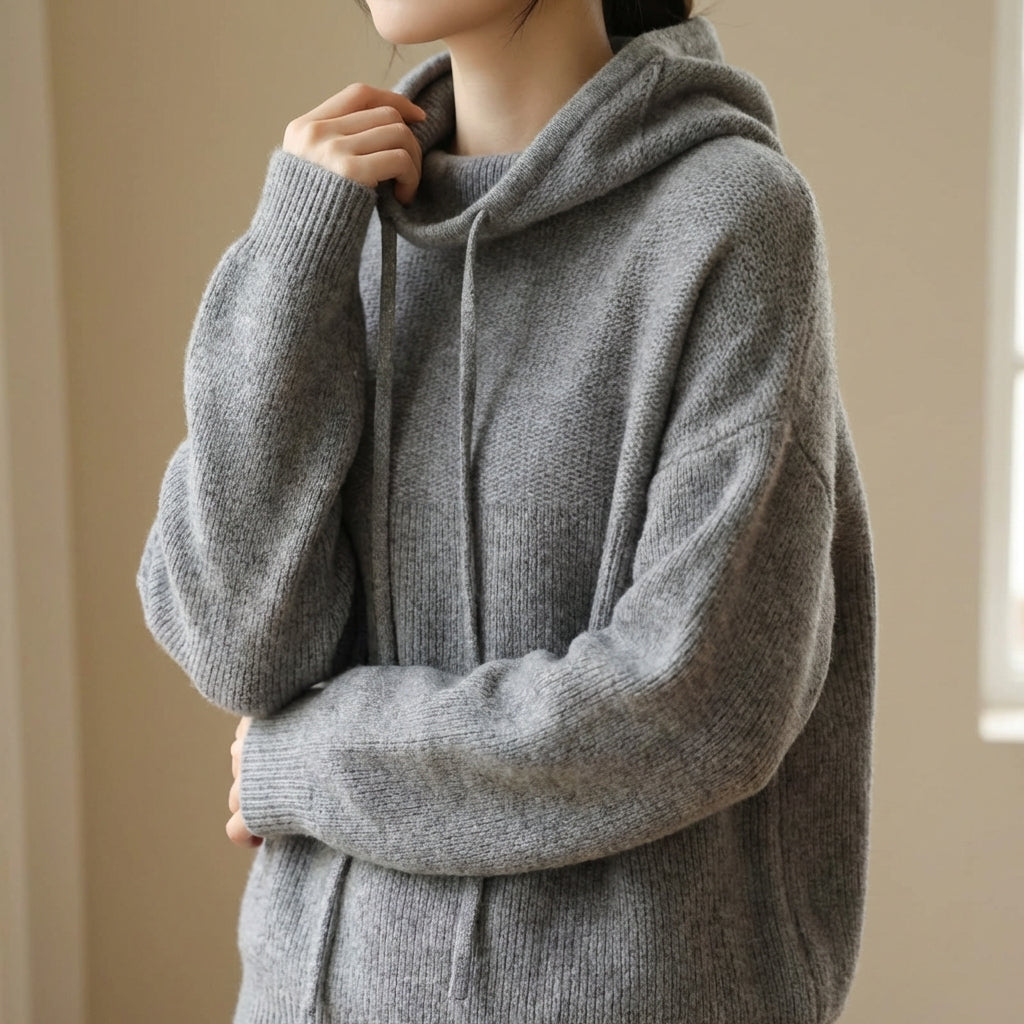 Luna Merino Knit Hoodie image 3