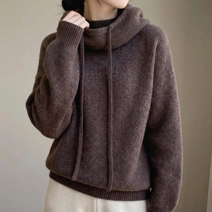 Luna Merino Knit Hoodie image 4