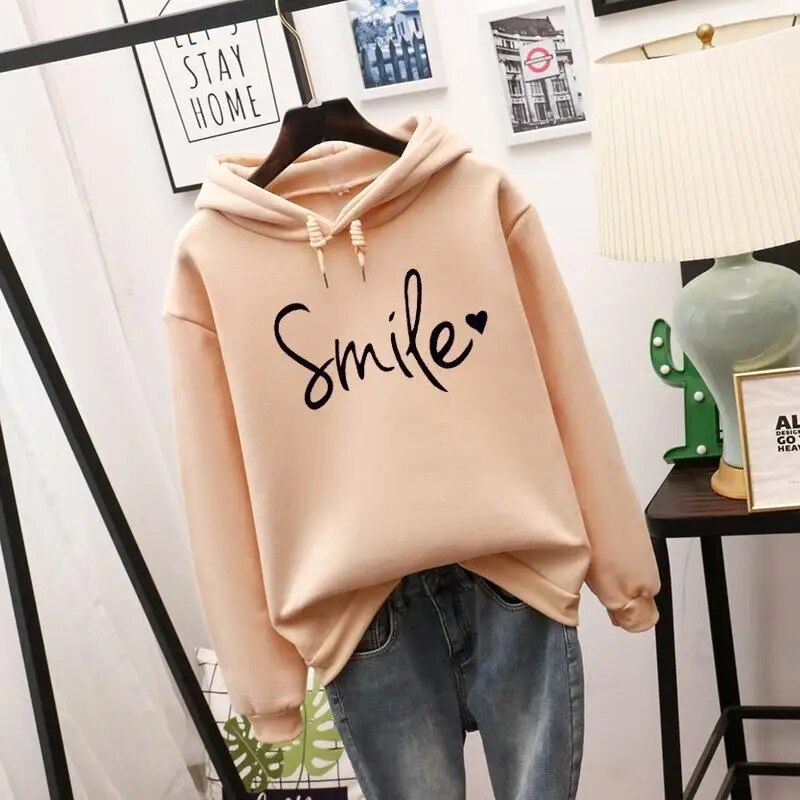 Niki Cozy Smile Graphic Hoodie image 1