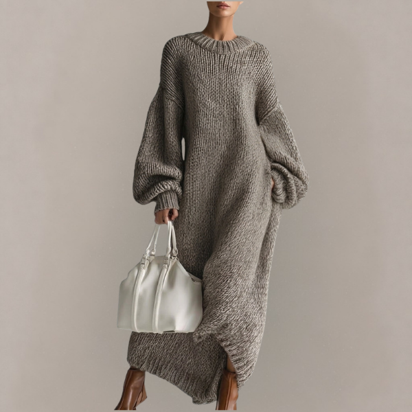 Rosemary Women's Oversized Ribbed Maxi Sweater Dress