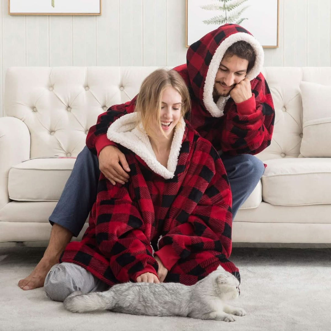 SNUGGOVA Fleece Hooded Blanket for Ultimate Comfort image 3