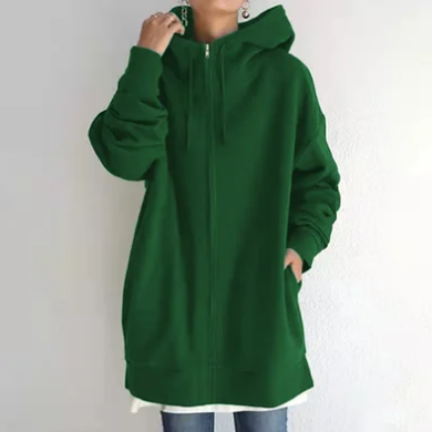 Niki Women's Cozy Oversized Zip Hoodie image 8