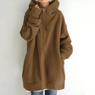 Niki Women's Cozy Oversized Zip Hoodie image 10