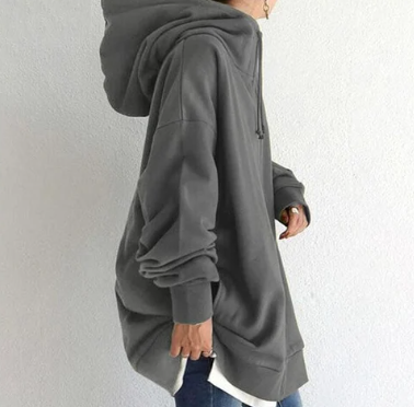 Niki Women's Cozy Oversized Zip Hoodie image 1